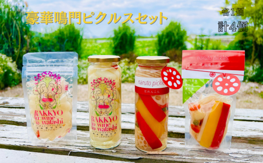豪華鳴門ピクルスセット ピクルス らっきょう れんこん 酢漬け 和三盆 本枯節 ハーブ ワイン おつまみ おやつ 前菜