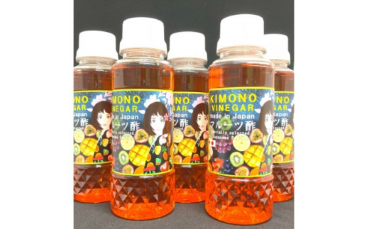 <KIMONO VINEGAR>フルーツ酢ジュース(国産いちご酢)180ml 16本/cs 【1375658】