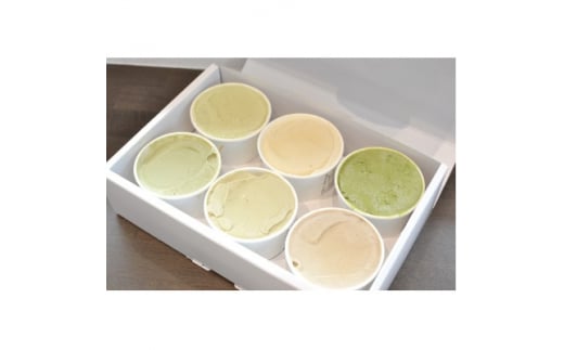 <お茶セット6種>農家直営の人気ジェラート店 ジェラート詰め合わせ【1422051】