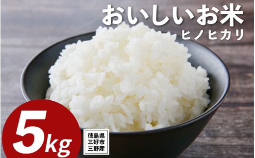 米 令和7年産 新米 5kg ヒノヒカリ 米 こめ お米 ご飯 ごはん おにぎり 白米 精米 備蓄 保存 防災 ギフト 贈答 プレゼント グルメ 送料無料 徳島県 三好市 みよし 篠原農園