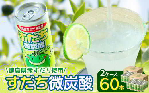すだち微炭酸 60本 JA徳島市農産工場《30日以内に出荷予定(土日祝除く)》│ スダチ すだち 飲み物 飲料 ジュース 徳島 とくしま ご当地ジュース 箱でお届け 徳島県 佐那河内村