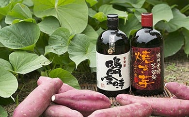 015-065　徳島県産鳴門金時（さつま芋）使用／芋焼酎2本セット◆