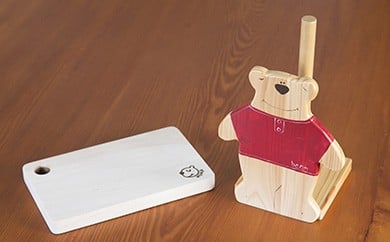 020-019 キッチンペーパースタンドとまな板セット