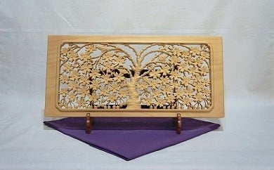 (240-001) 壁掛け(両しだれ桜) ◇