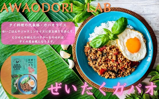 阿波尾鶏ぜいたくガパオ 10食