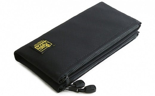 ダブルファスナーペンケース