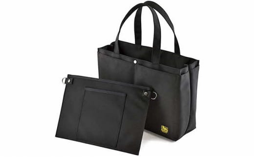 サコッシュにもなる仕切り付きポケットトート/A4