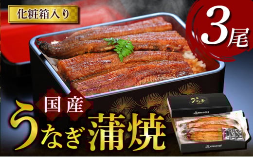 うなぎ蒲焼 3尾入