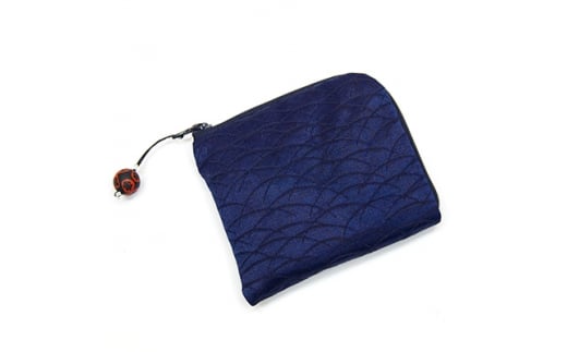 阿波藍本藍染め小銭入れ(男女兼用)【1089602】