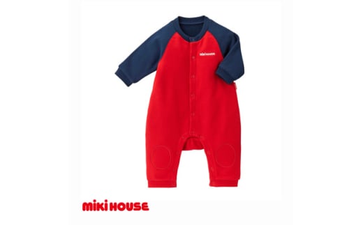 ミキハウス　バックロゴカバーオール【1617588】