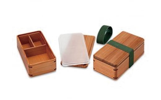 【E06007】杉の弁当箱