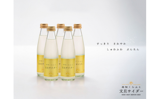 【B06055】高知くらふと文旦　サイダー　5本セット