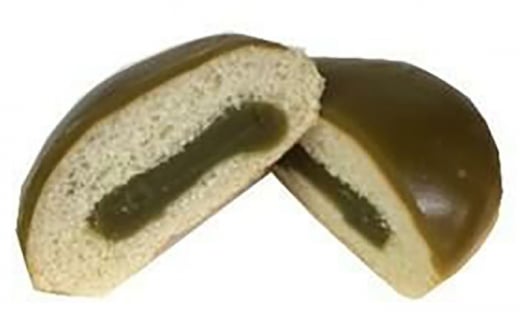 菱田ベーカリーの 抹茶羊羹パン (4個入り) 【グレイジア株式会社】 [ATAC153-04]　パン ようかん 和菓子 おやつ 昔ながら 高知