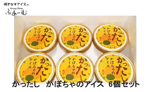 かったし かぼちゃのアイス 6個セット 南瓜アイス カボチャアイス 野菜 アイス 土佐 【グレイジア株式会社】 [ATAC375-01]　アイス キャンデー バラエティ 詰め合わせ スイーツ おやつ 高知 アイス お取り寄せ 人気