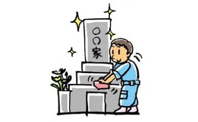 B-21　お墓の清掃代行サービス（2坪未満）