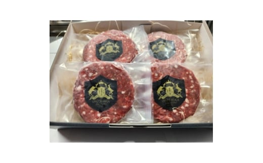 鹿バーガーパティ4個入り【1615305】