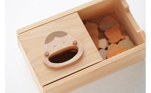 ゆすはらモグモグ(木のおもちゃ) 知育玩具 木製玩具 手作り 安全 積み木 出産祝い 幼児玩具
