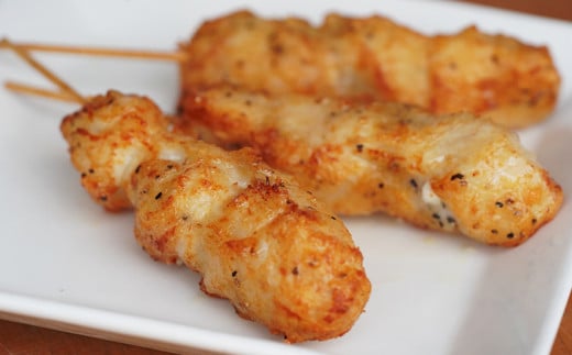 高知県産 四万十鶏 鶏むね肉の串唐揚げ（12本）｜ジューシー＆ヘルシーな地鶏唐揚げ 温めるだけ 真空パック おつまみ おかず