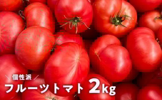 【先行予約・2025年12月】産地直送 個性派 フルーツトマト 2kg 日高みよし農園 大玉トマト 個性派トマト 新鮮トマト 2キロ