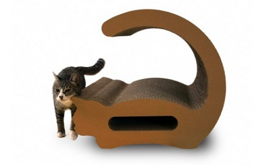 AL-057 猫の爪とぎ・ロシアンブルー