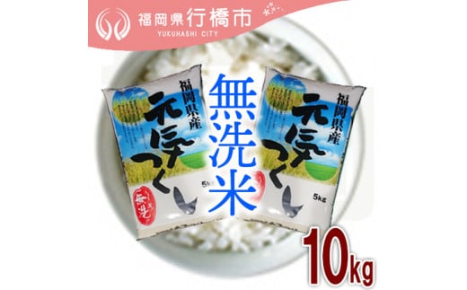 AF-008　福岡県産元気つくし【無洗米】10kg