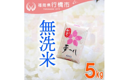 AF-004　福岡県産夢つくし【無洗米】5kg