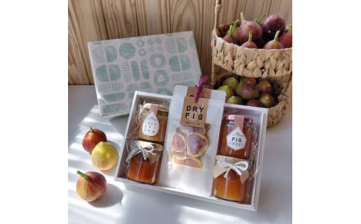 DD-007_行橋産いちじく　4種のジャムとドライフルーツセット
