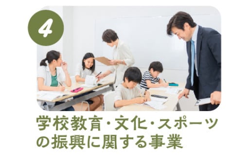 4.学校教育・文化・スポーツの振興に関する事業