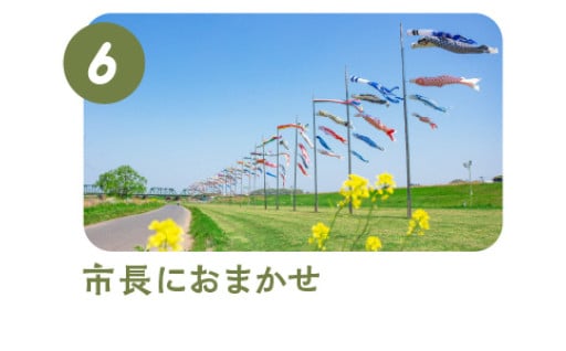 6.市⻑におまかせ