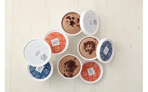 【一週間以内に発送】Bean to Bar Icecream (産地別チョコレートアイス ６個入り)【ＵＭＥＹＡＢＲＡＩＮＥＲＹ】_HA0583