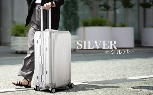 スーツケース [PROEVO] アルミスーツケース フレームキャリー 機内持ち込み対応サイズ S（カーボン/シルバー） [30001] 福岡県 大木町 株式会社 レクサス AY148
