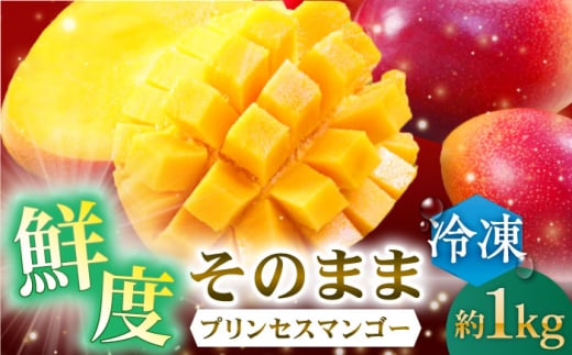 【冷凍】マンゴー 約1kg マンゴー プリンセス マンゴー 冷凍マンゴー ぷりんせすまんごー 完熟 マンゴー 高品質マンゴー まんごー 果物 フルーツ 冷凍 マンゴー フルーツ 冷凍マンゴー / 長崎県 佐々町 [QAT013]