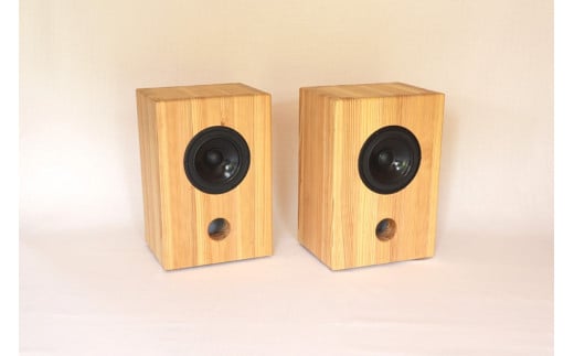 【Higo Beat】 Sugi5 ペアスピーカー 小国杉 国産 木製 天然木 無垢材 スピーカー 音響 Higo Beat 熊本 阿蘇 南小国町 送料無料