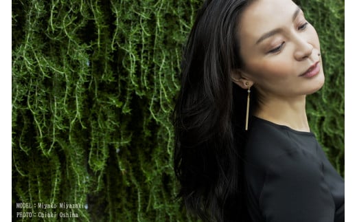 【KALCANO】イヤリング ジュエリー jewelry アクセサリー レディース 熊本 阿蘇小国杉 小国杉 工芸品 木製 樹脂パーツ 淡水パール ニッケルフリー素材使用 金属アレルギー対応 ギフト プレゼント ジュエリーケース付 Ogunist ichi-いち