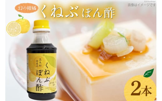 くねぶ ポン酢 2本 セット [子守唄の里五木 熊本県 五木村 51120339] ぽん酢 さっぱり ぽんず 熊本