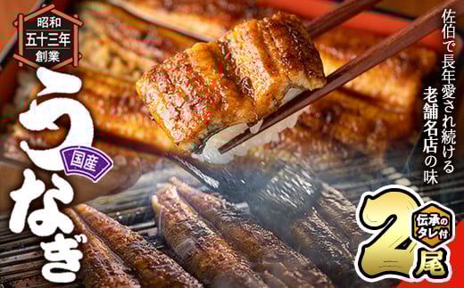 国産 うなぎ蒲焼 無頭(計2尾) ウナギ 鰻 蒲焼き うな重 ひつまぶし タレ 魚 冷凍 大分県 佐伯市【DH259】【(株)ネクサ】