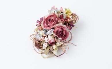 シルクのコサージュ(小)