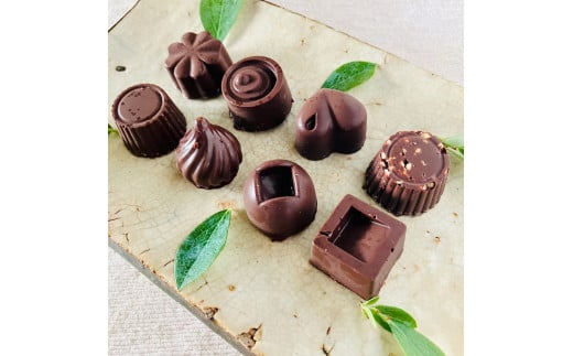 ミニビターチョコ詰合わせ〈8個〉白砂糖不使用