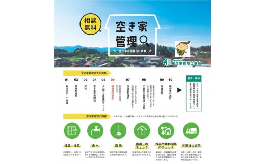 綾町内限り!空き家管理サービス【3か月】