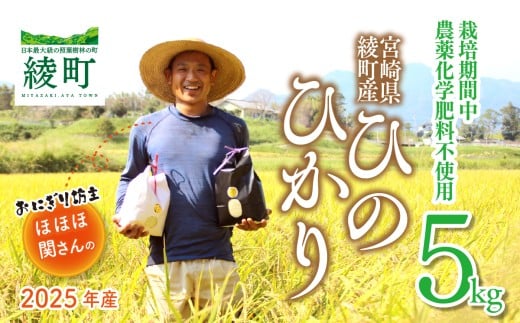 【新米】おにぎり坊主の美味しいお米〈玄米〉５kg（ひのひかり）