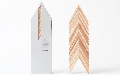 [№5738-0029]隈研吾氏デザイン　TSUMIKI（つみき）　22ピース（もろっこはうす）