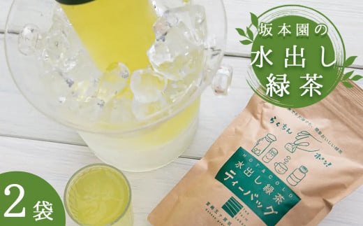 坂本園の水出し緑茶 | 飲料 茶 お茶 おちゃ 水出し 緑茶 水出し緑茶 ティーバッグ 坂本園 宮崎県 五ヶ瀬町