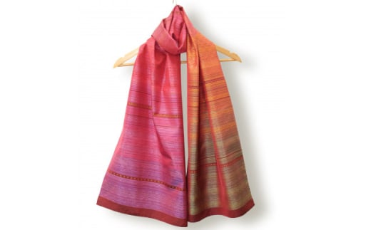 大島紬ストール(燃える桜島)【1610600】