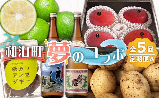 【ふるさと納税】 和泊町「夢」のコラボ【5回】定期便A W034-001u