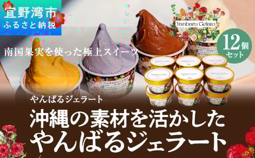 沖縄の素材を活かしたやんばるジェラート　12個セット　 アイスクリーム アイス ジェラート