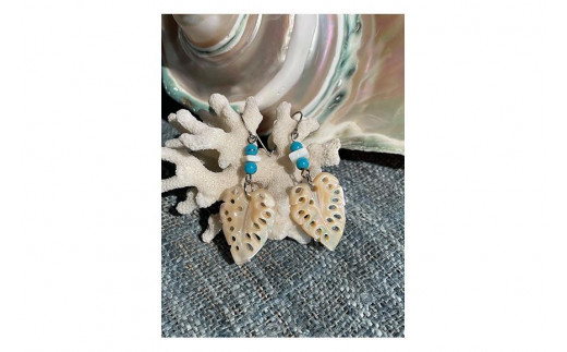 Luna Tear Jewel ピアス（モンステラ）