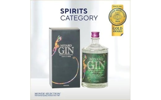 G112　多良川 ミヤコジン/700ml(47度) ジングラスセット