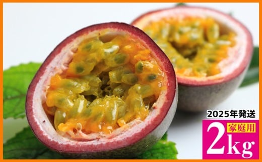 【2025年11月~発送】パッションフルーツ 約2kg(家庭用) フルーツ 果物 くだもの 果実 沖縄 大宜味村 食べ物 国産 ビタミン 沖縄県産 産地直送 ギフト プレゼント トロピカル 送料無料 家庭用 スイーツ お取り寄せ デザート パッション