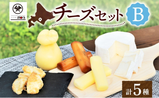 チーズ工房1103 チーズセットB 計5種 ストリング拓 ストリング日高 味噌チーカチョカバロ 生カマンベール チーズ チーズセット 乳製品 まろやか クリーミー あっさり アレンジ 送料無料 ギフト 贈り物 北海道 日高町
