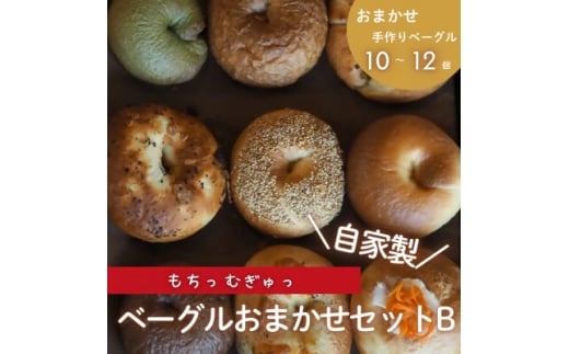 自家製ベーグルおまかせセットB 計10~12個【1669014】